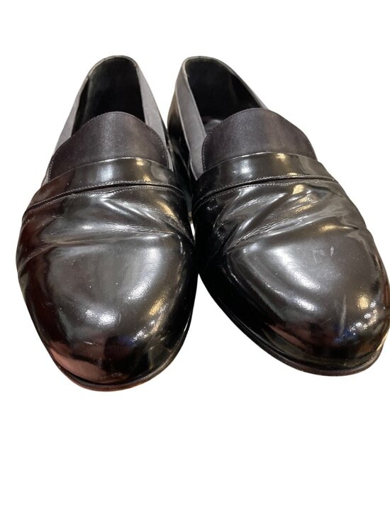 Mezlam Mirage mens handmade black patent leather slip on loafers 11M SKU 10-062 main image 7